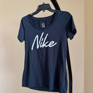 Nike Blue Fitted Short Sleeve Tee Shirt